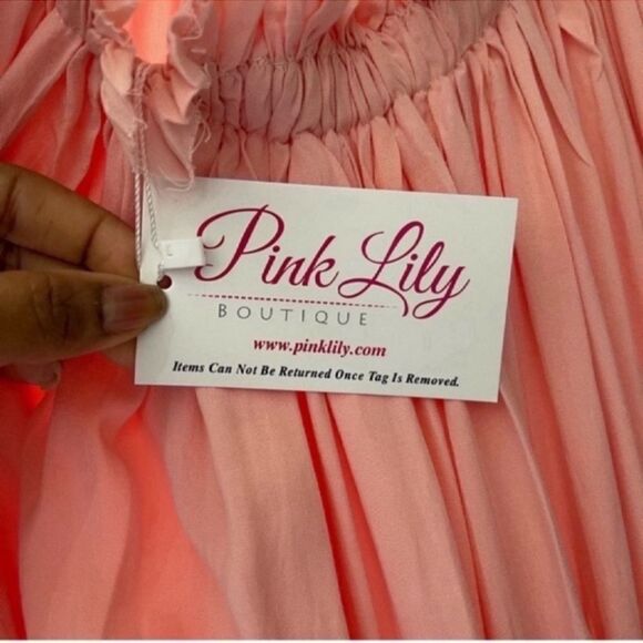 NWT ONCE IN A LIFETIME PINK MAXI DRESSE Size Small - Picture 13 of 16
